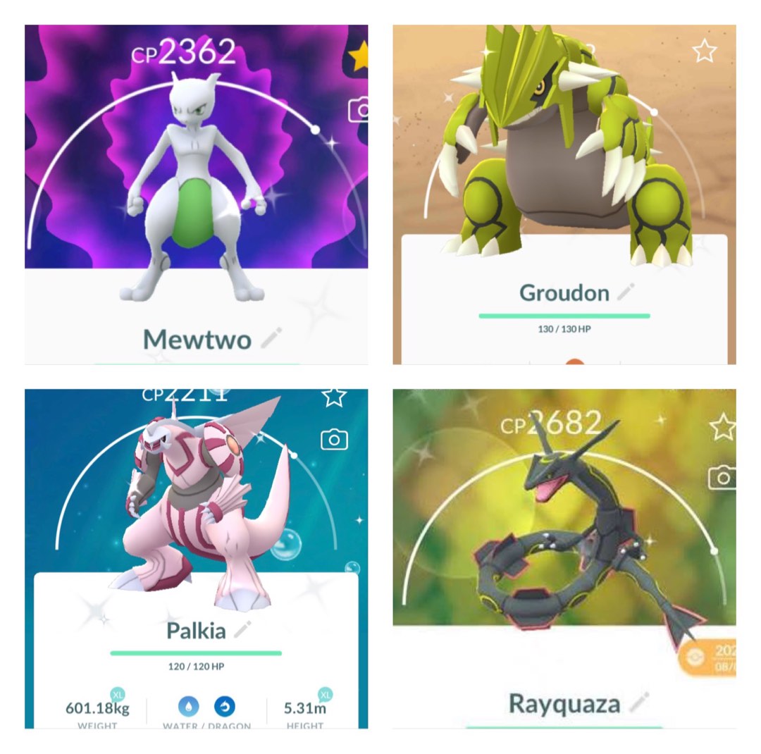 Pokémon Go [ Malaysia ]  Fifth Zekrom shiny.🤣🤣🤣🤪🤪🤪🤪 now have same  shiny as Palkia