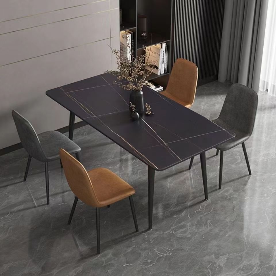 Simple practical dining table Sintered stone dining table, Furniture