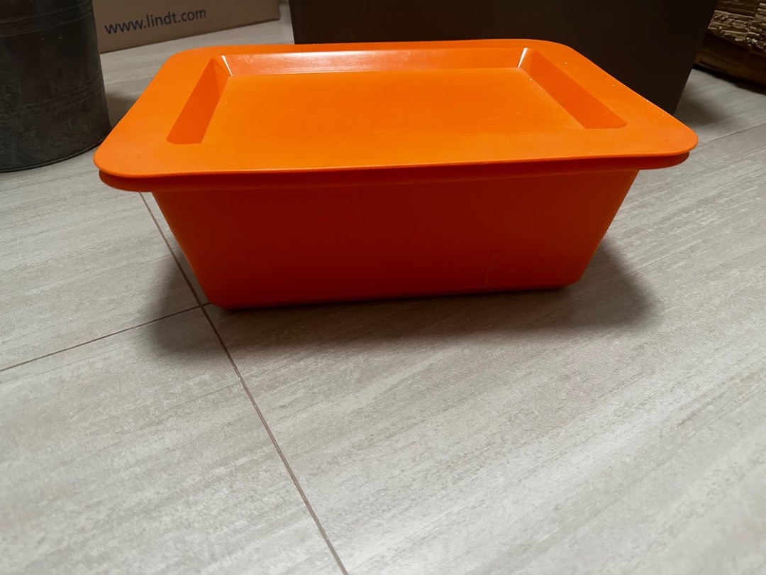 Ikea Slugis box with Lid storage organiser organisation, Furniture