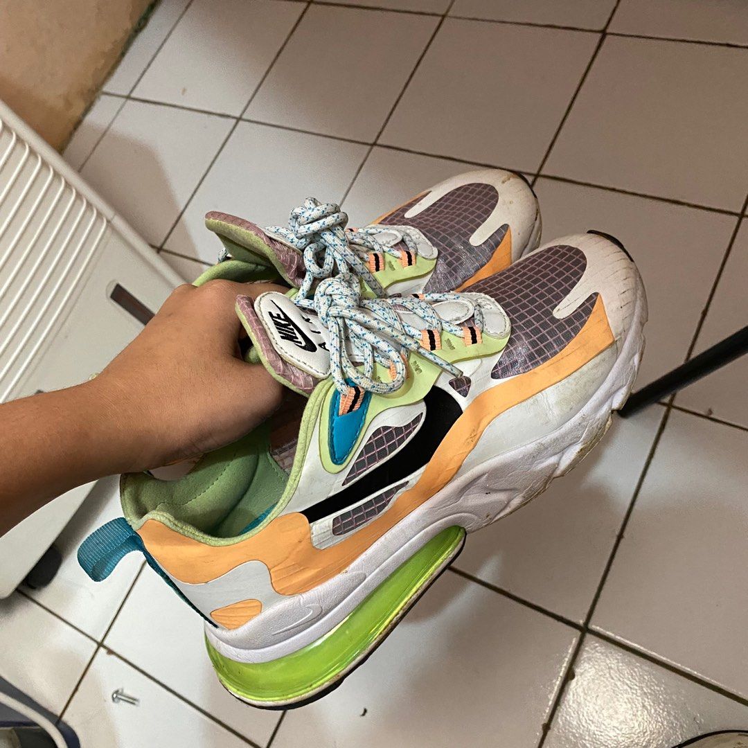 Sneakers Nike AIR MAX 270 react Light Arctic Pink Fesyen Pria