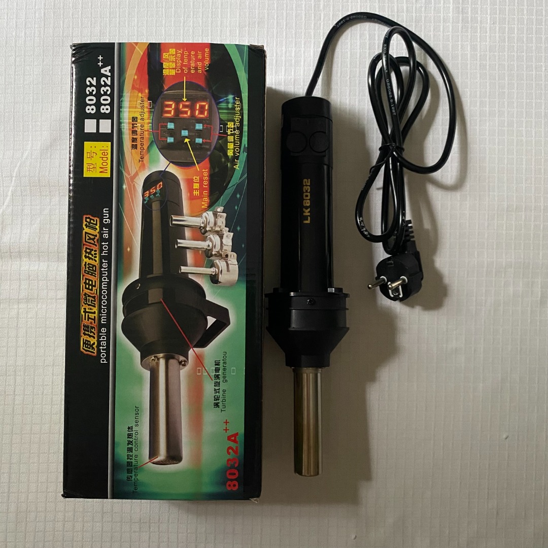 Solder Uap Portable Heat Gun 8032 Nyaris Baru Bonus Flux, Elektronik, Lainnya di Carousell