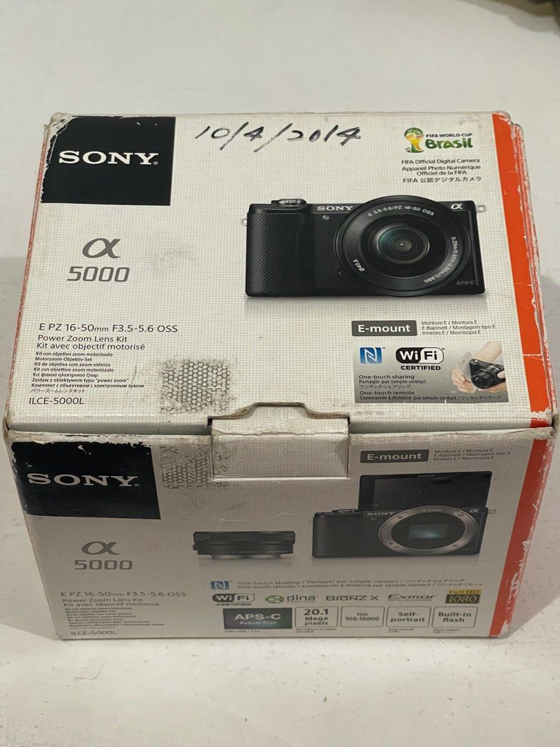 Sony A5000 with kit lens, Photography, Cameras on Carousell