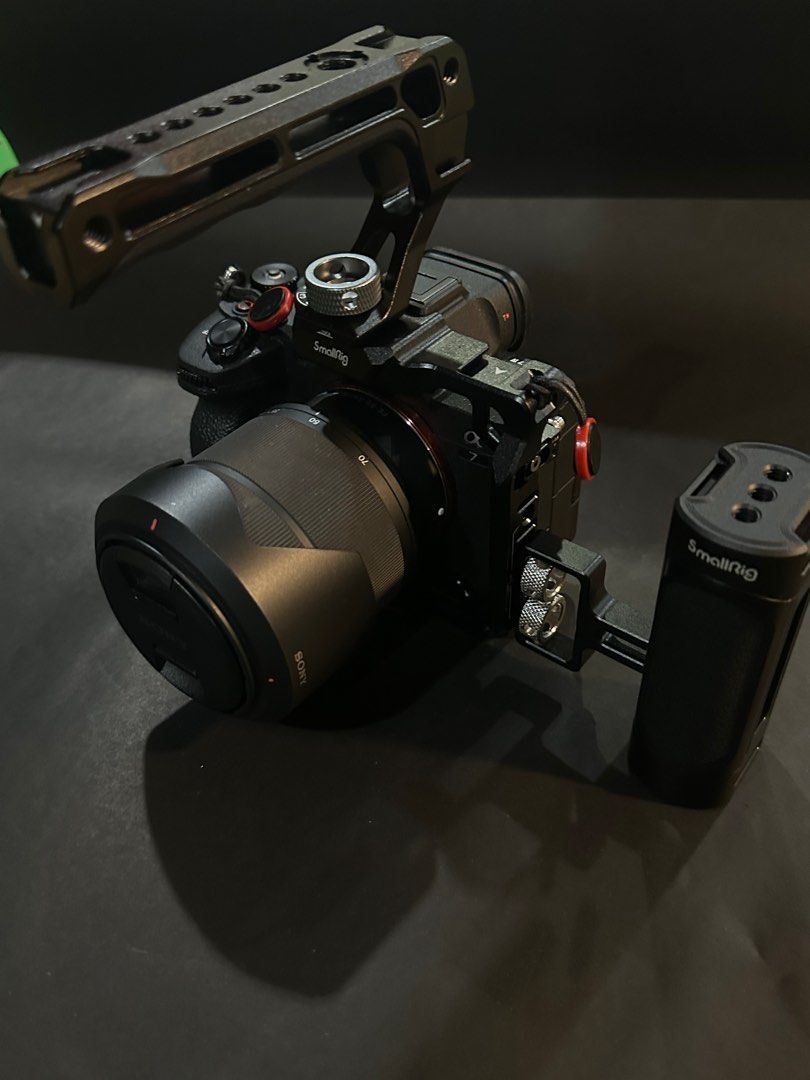Sony A7iv (For Rent) (Category: Video Cameras) located in Makati City. Submitted by ercelavanzado (Listing ID 1241930795, Image 1). Description: Inclusions - Sony A7iv - Sony FE 28 - 70 Lens - Smallrig Cage Set - 2 SD Cards - 2 Batteries + Charger - Hard Case Multiple Days are discounted..