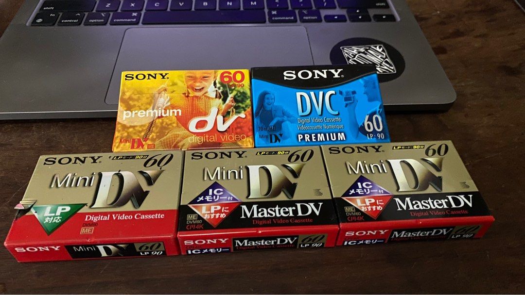 Sony Mini DV Tapes Lot, Photography, Video Cameras on Carousell