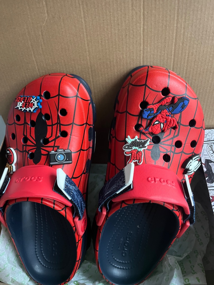 spiderman crocs
