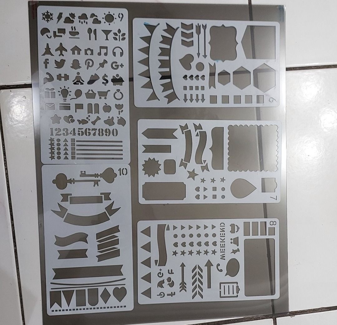 Dutch Doobadoo - Dutch Planner Art - Planner Stencil Augustus