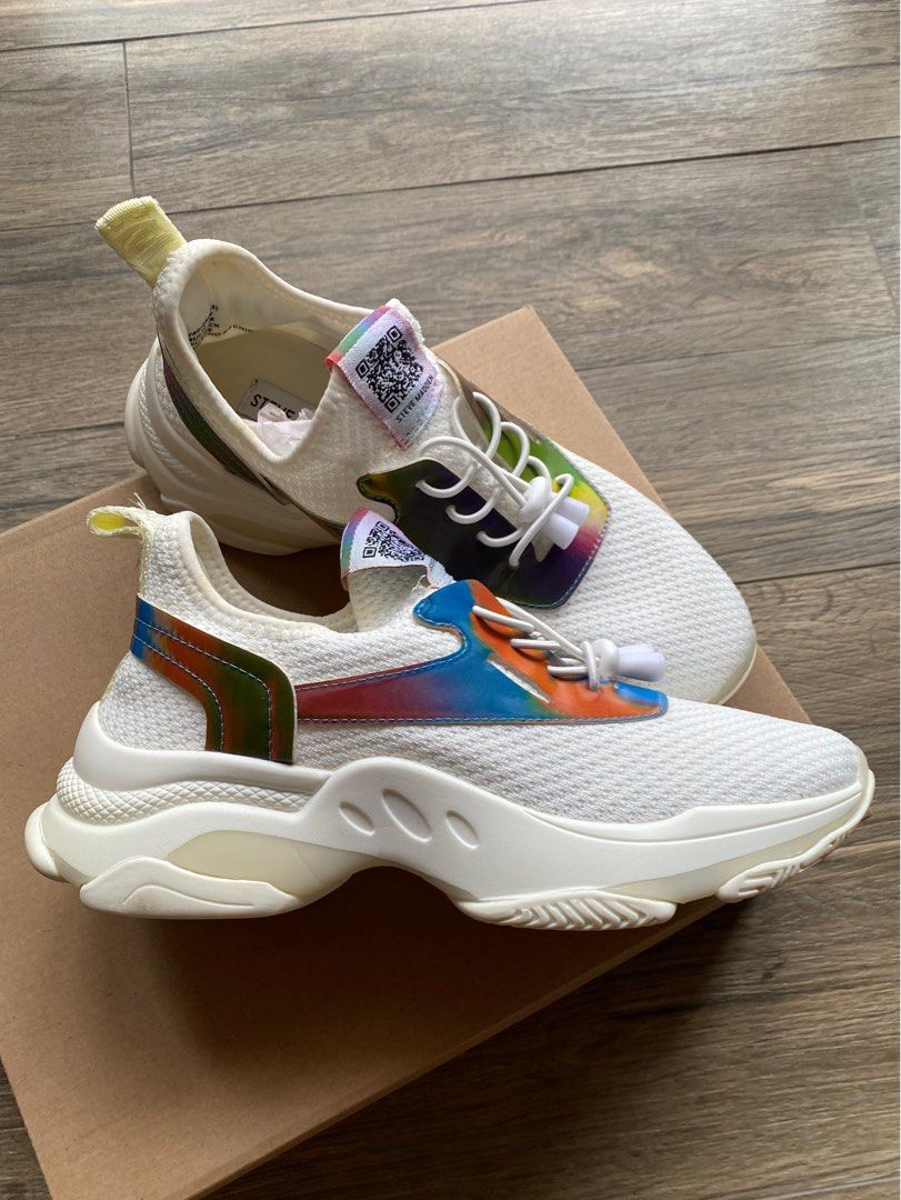 Rainbow sneakers for women on sale