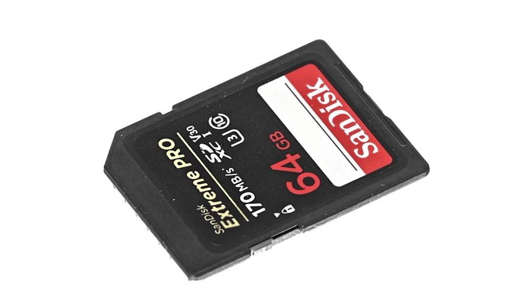 SanDisk Extreme PRO SDXC UHS-I Memory Card 170 MB/s - 64GB 
