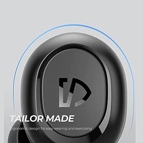 SoundPEATS Truefree2 Wireless Earbuds IPX7 Waterproof Bluetooth 5.0 Customized Design in Ear Stereo Sports Earbuds USB C fast Charge 20 Hours