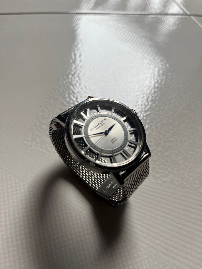 Stuhrling Original Winchester Del Sol Elite Men s Watch Silver