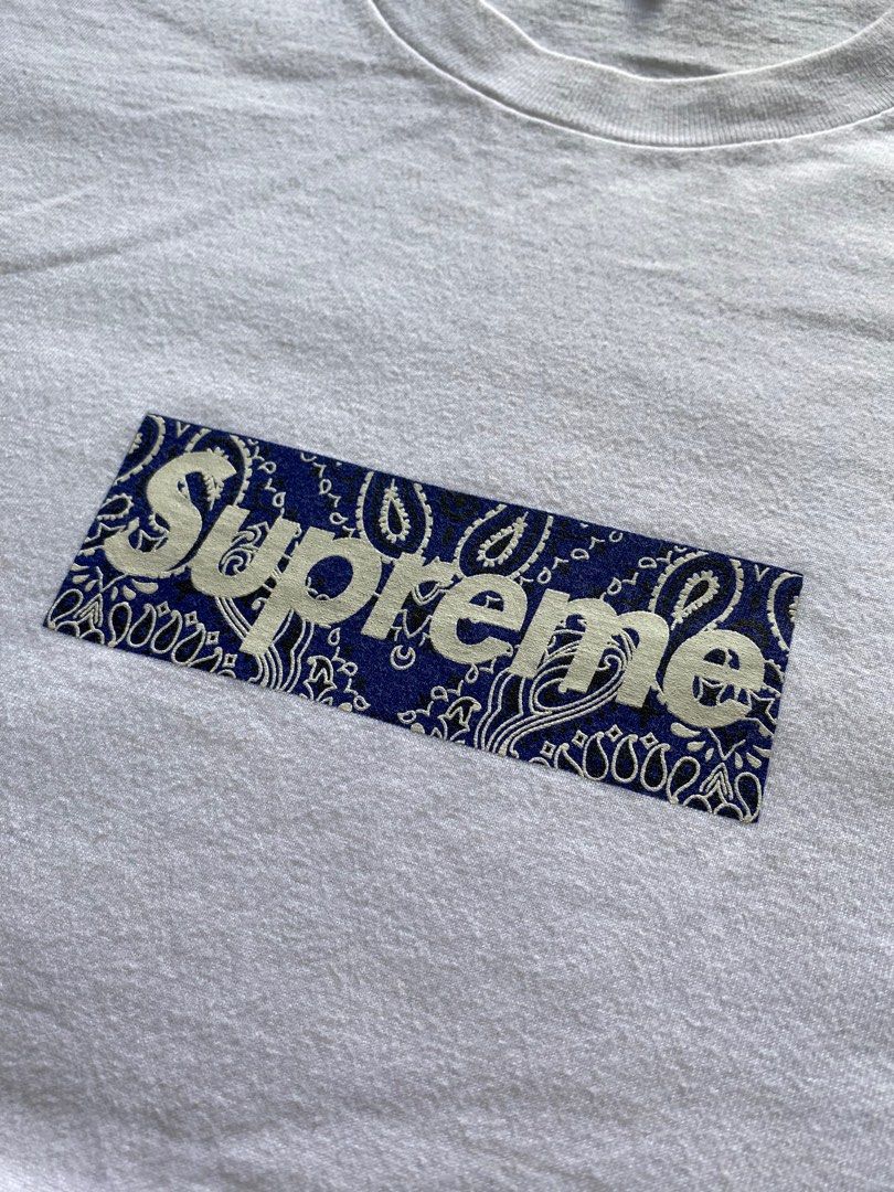 Paisley box logo tee new arrivals