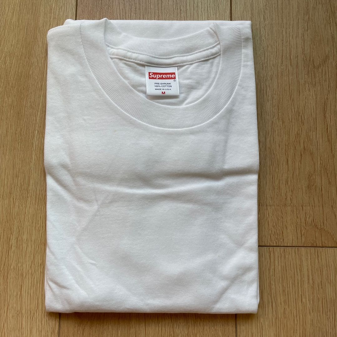 Plain white hotsell supreme tee