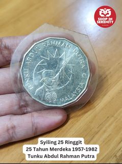Syiling 1 Ringgit Rancangan Malaysia Ketiga 1976-1980 Tun Abdul Razak ...