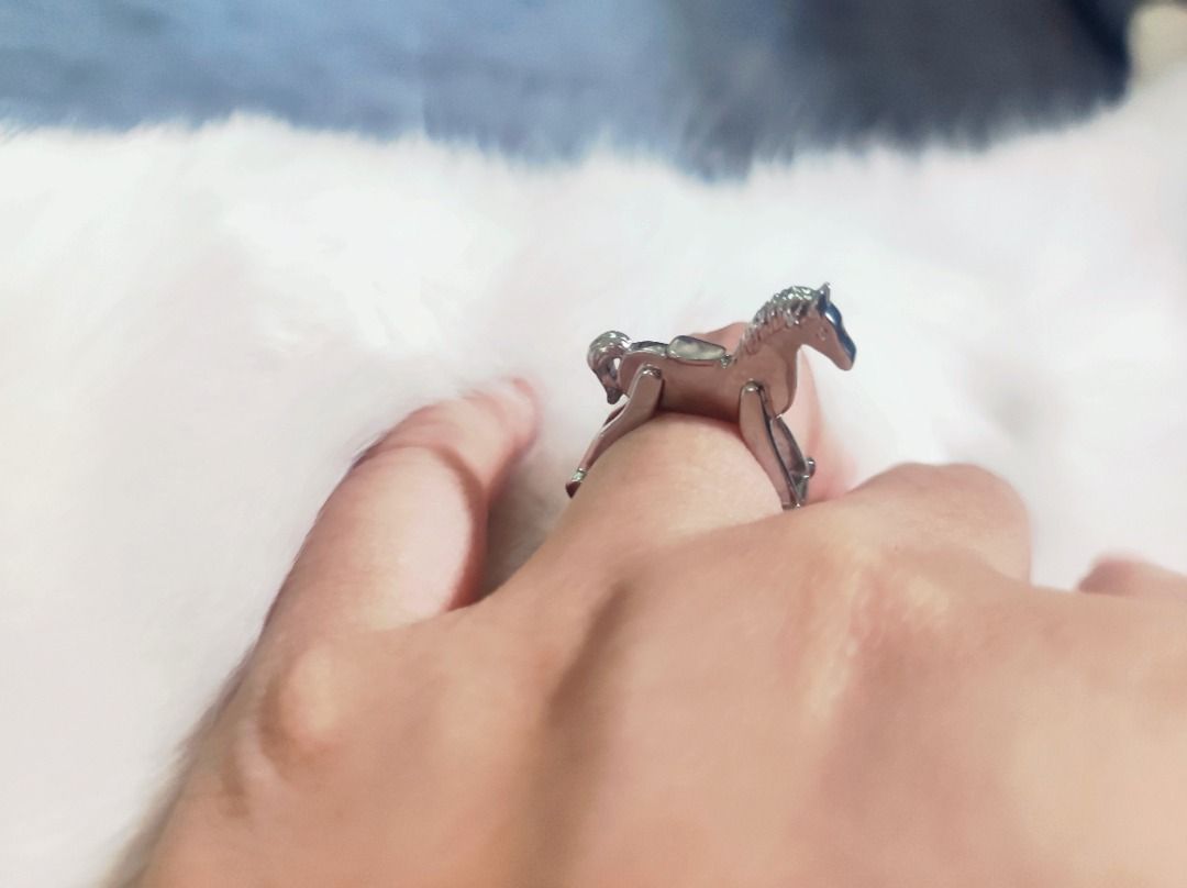 Ted Baker Rocking Horse Silver Colour Ring Jewerly
