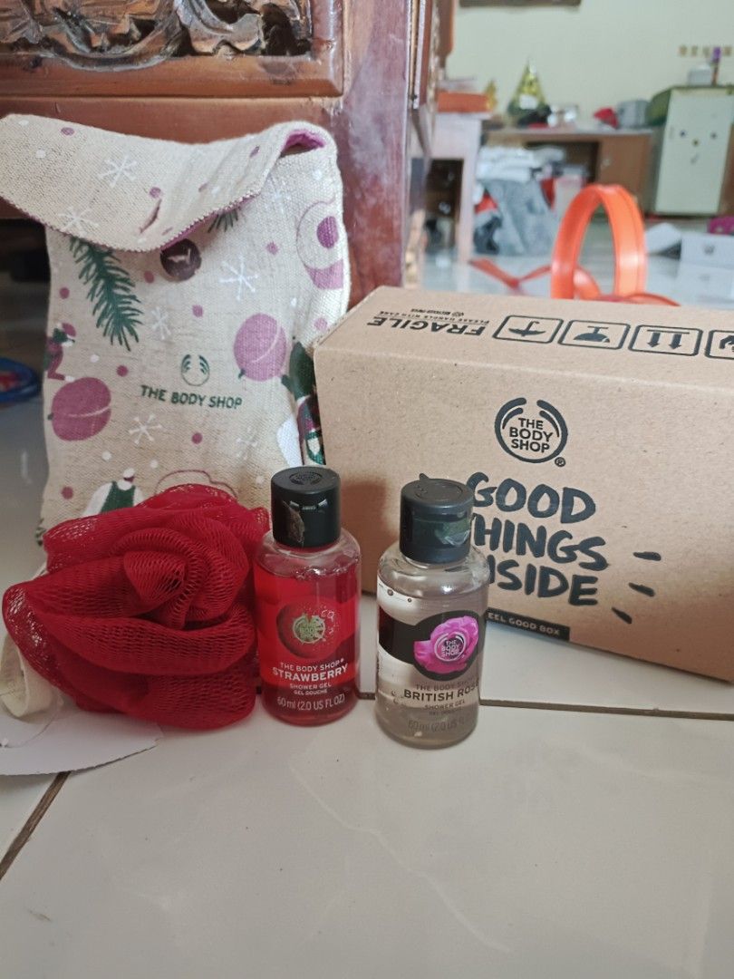 The Body Shop shower kit new ori on Carousell