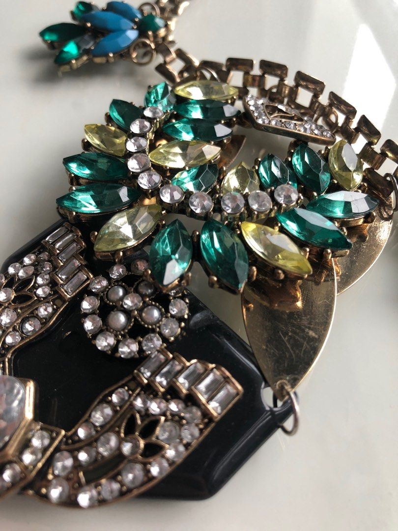 Diamante discount choker topshop