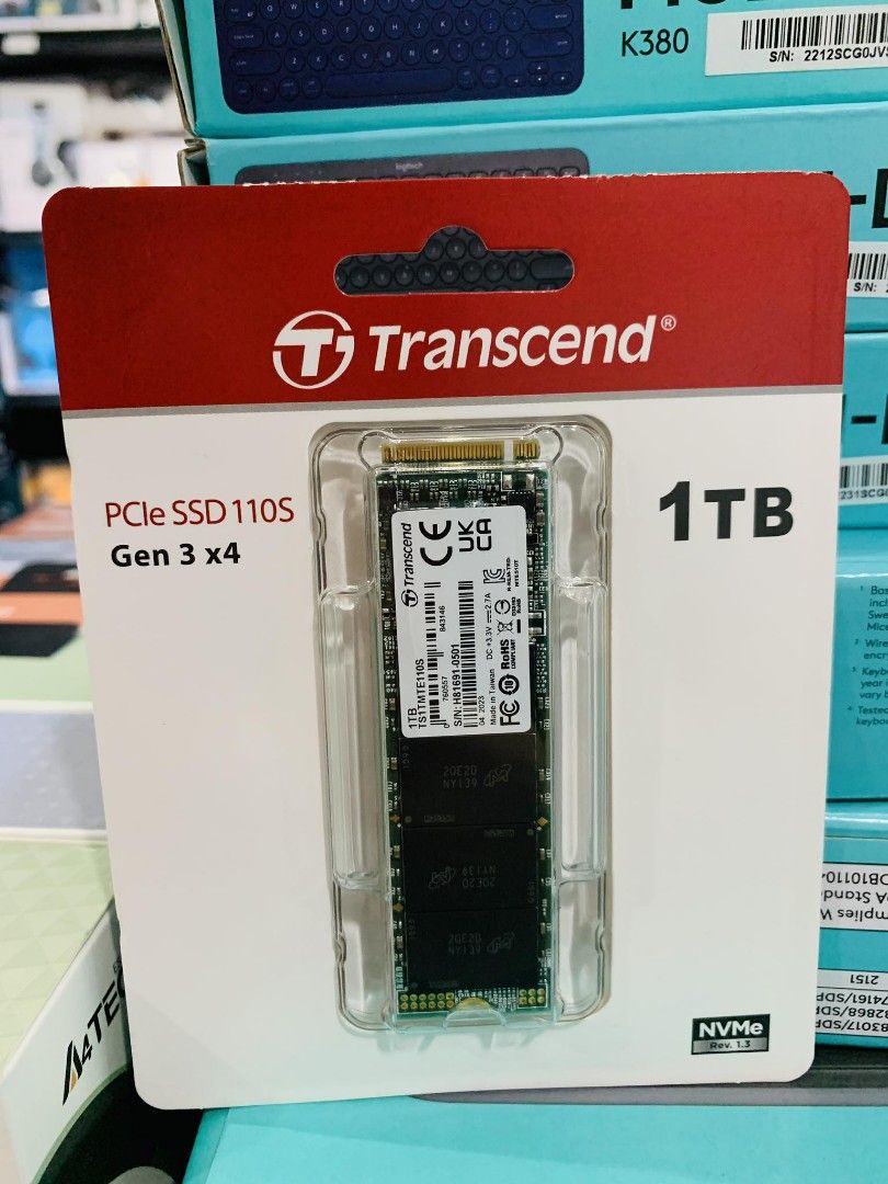 Transcend 1TB PCIE M.2 SSD 110S NVMe TS1TMTE110S on Carousell