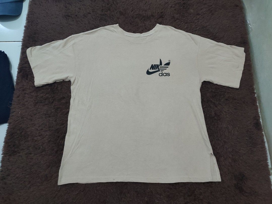 T shirt kaos Oversize nike x adidas Fasion