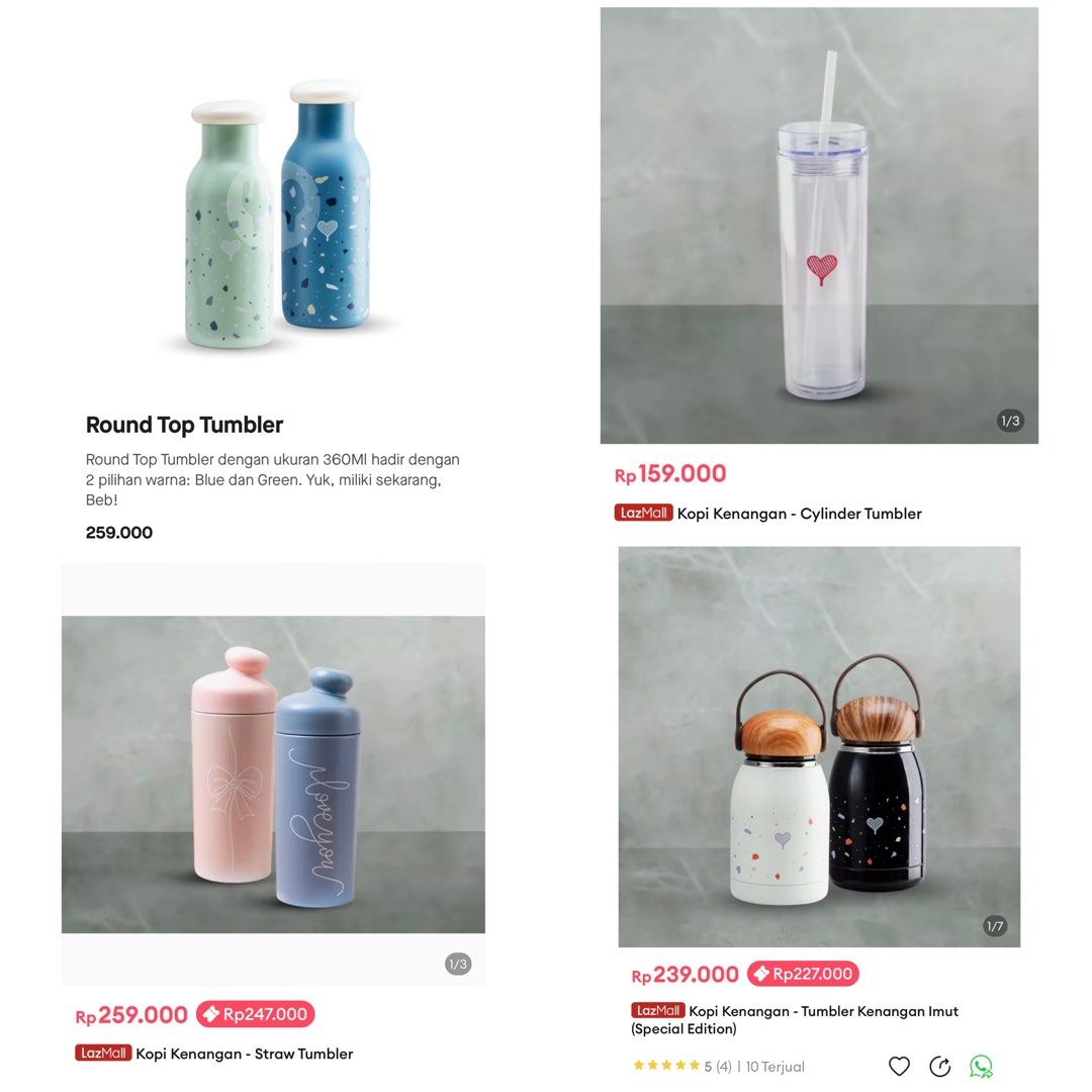Tumbler Kopi Kenangan on Carousell
