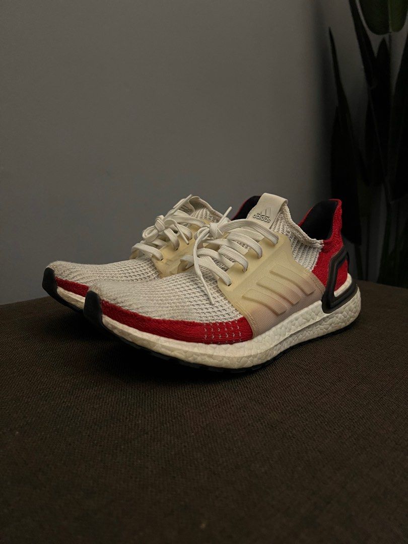 Ultraboost 19 shop white red