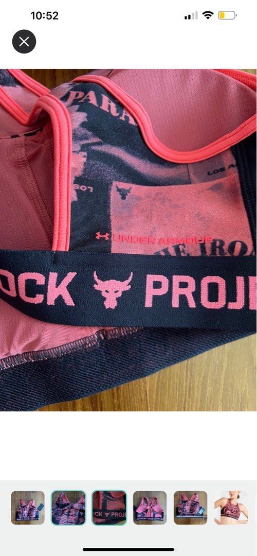 Cross Back Sports Bra in Pink