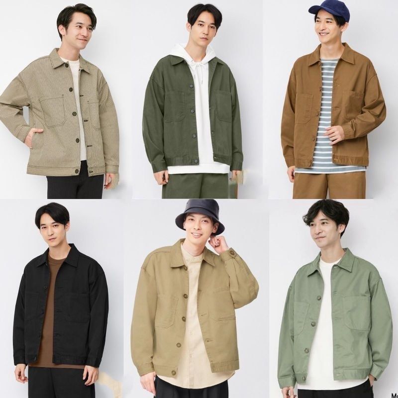Uniqlo twill hotsell jacket