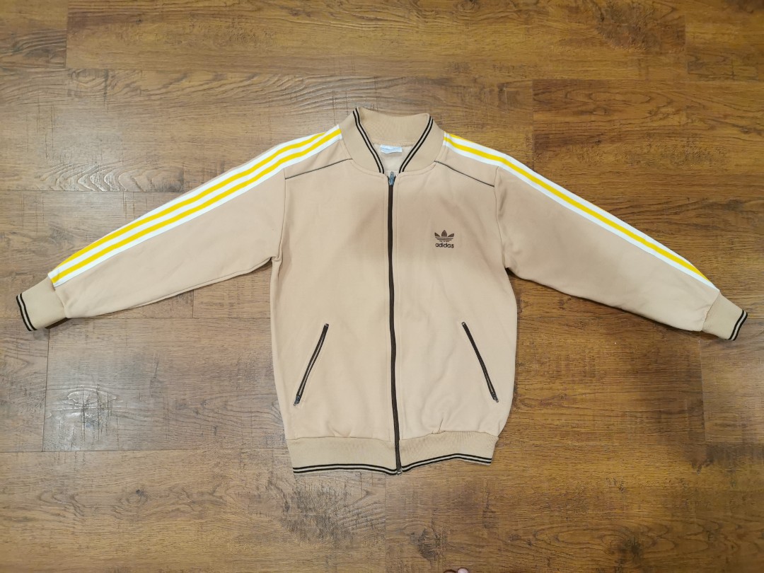 Vintage 80's Adidas track jacket #訓練外套＃台灣製, 他的時尚, 外套