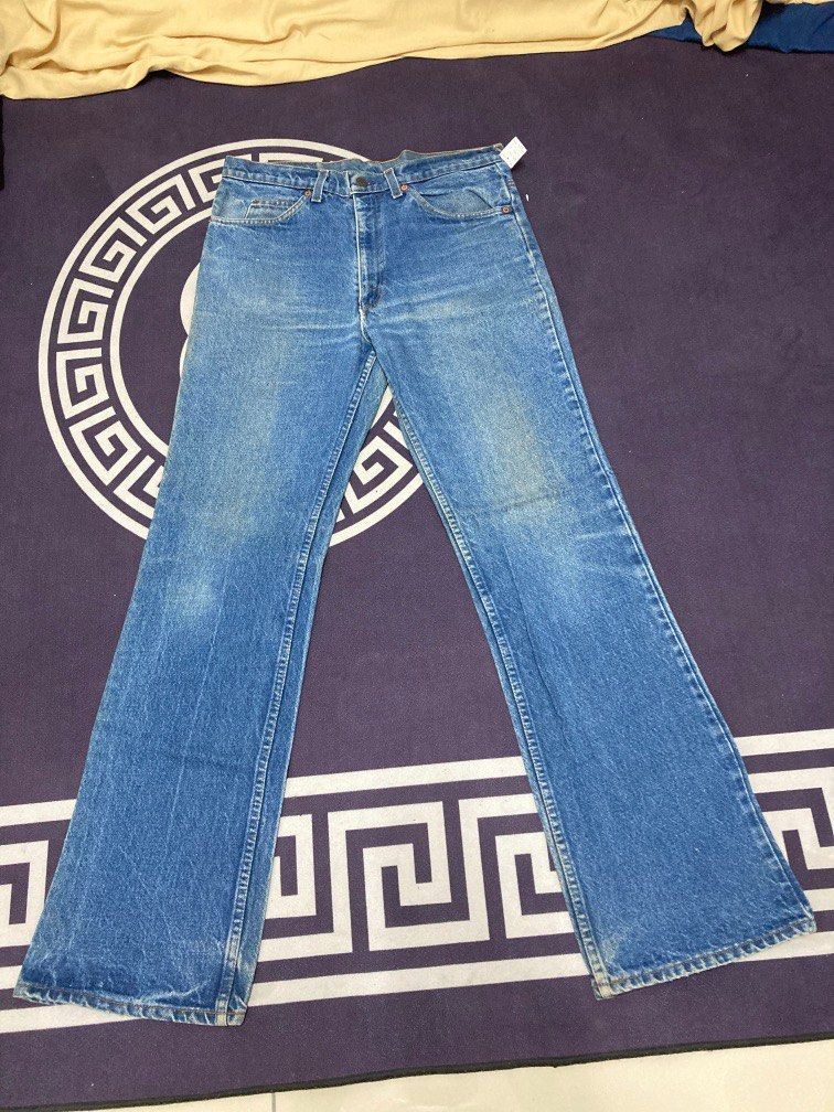 Vintage 80s Levis 517 High Waisted Bootcut Flare Jeans Made in USA