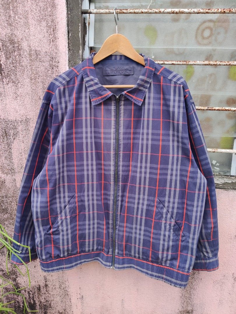 Vintage burberry reversible jacket on sale