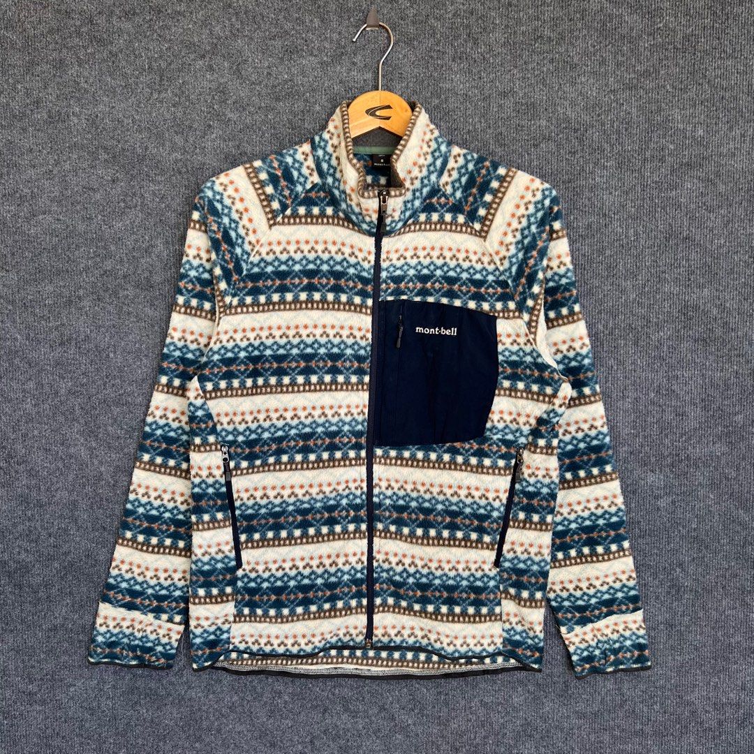 Vintage Montbell Navajo Motive Fleece Jacket