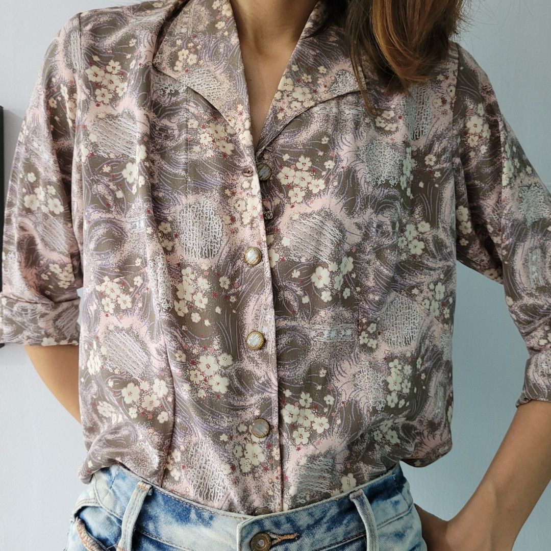 Cherry blossom clearance dress shirt