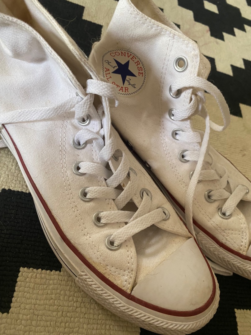 White converse mens size 10 best sale