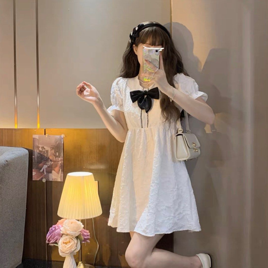 White Dress Women s Fashion Dresses Sets Dresses on Carousell