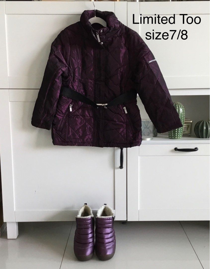 Winter Jacket boots set for girls