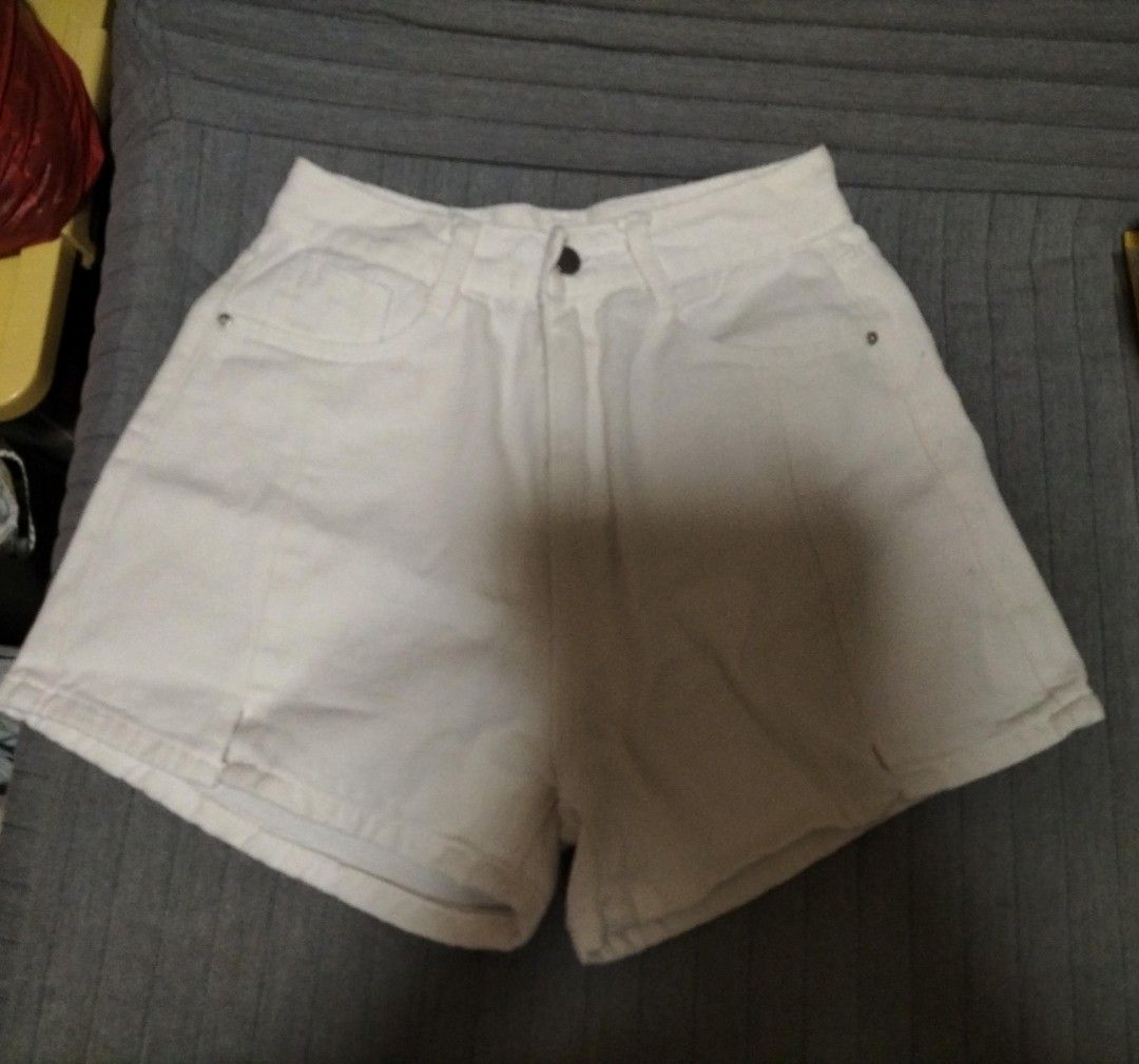 Female white shorts