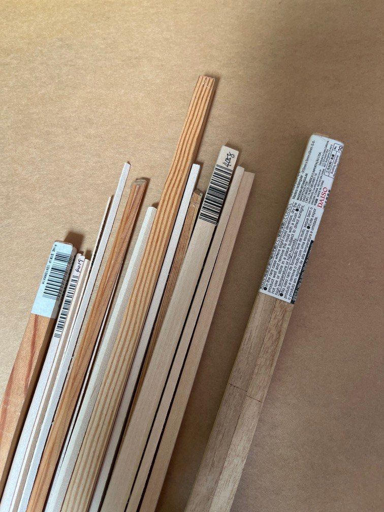 Wooden Dowels assorted, Hobbies & Toys, Stationery & Craft, Craft