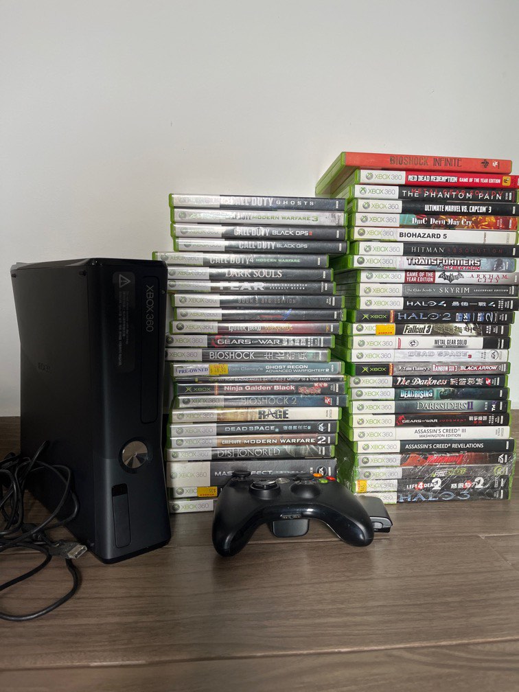 Xbox 360S with over 40games, Video Gaming, Video Game Consoles, Xbox on ...