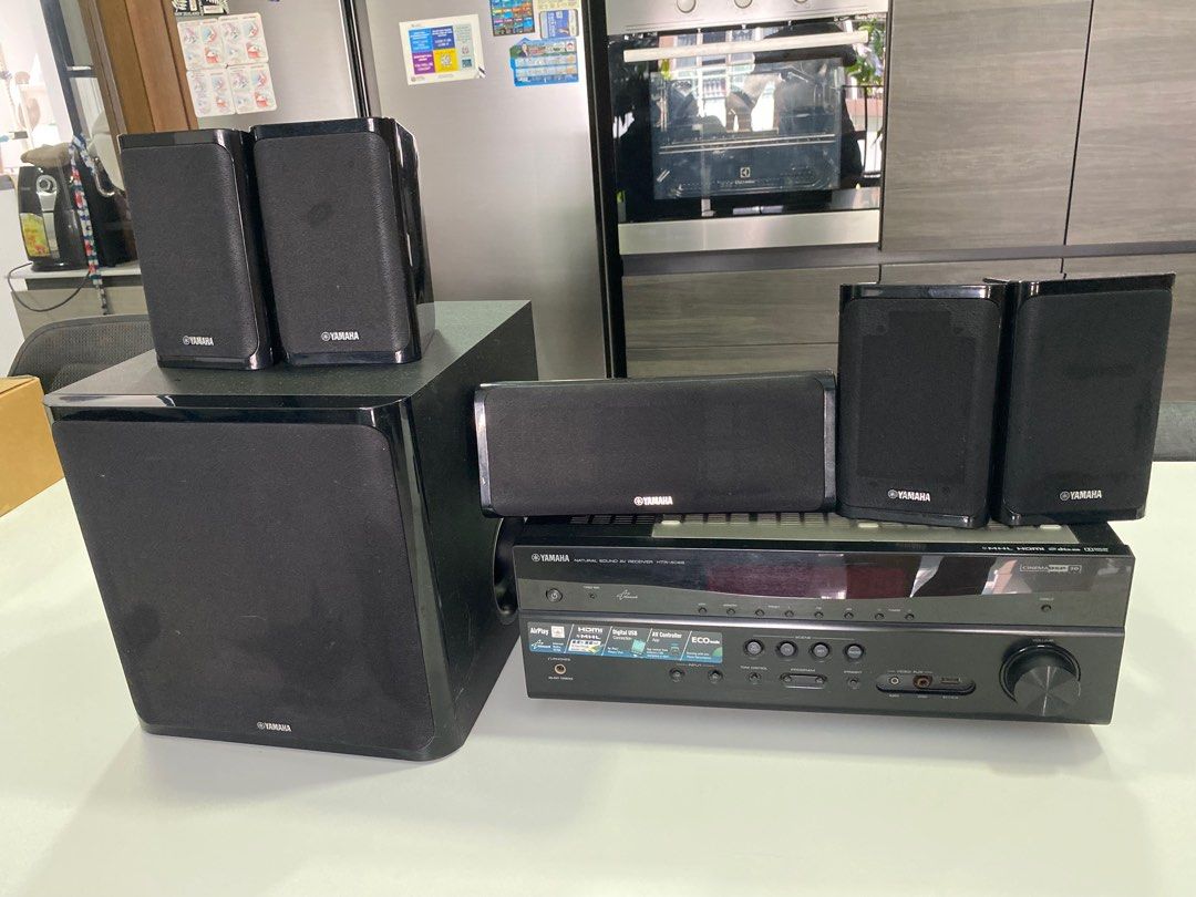 Yamaha HTR4066 Receiver & 5.1 Speakers Set, Audio, Soundbars, Speakers