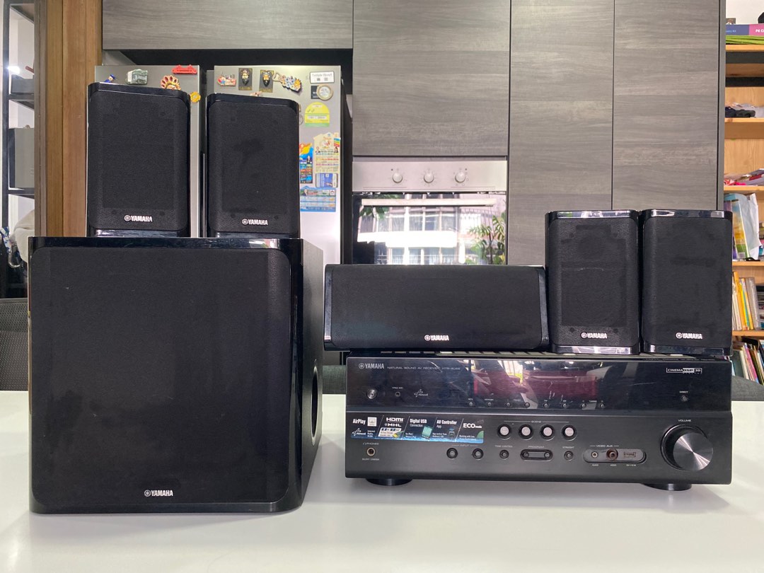 Yamaha HTR4066 Receiver & 5.1 Speakers Set, Audio, Soundbars, Speakers