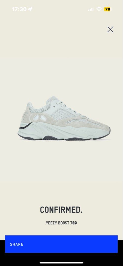 Yeezy 700 outlet salt stockx
