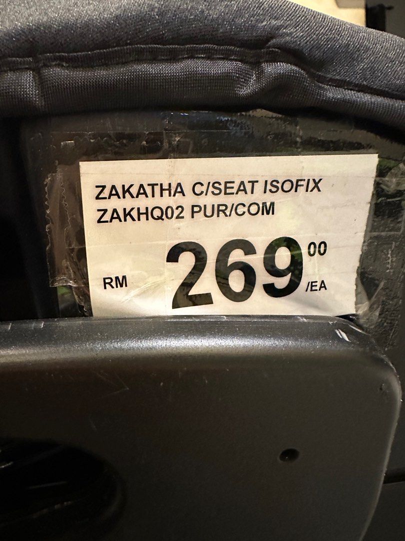 Zakatha Car seat NEW, Babies & Kids, Going Out, Car Seats on Carousell