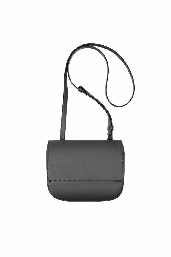 Zara Mini Messenger Bag with Foldover Flap Women s Fashion Bags