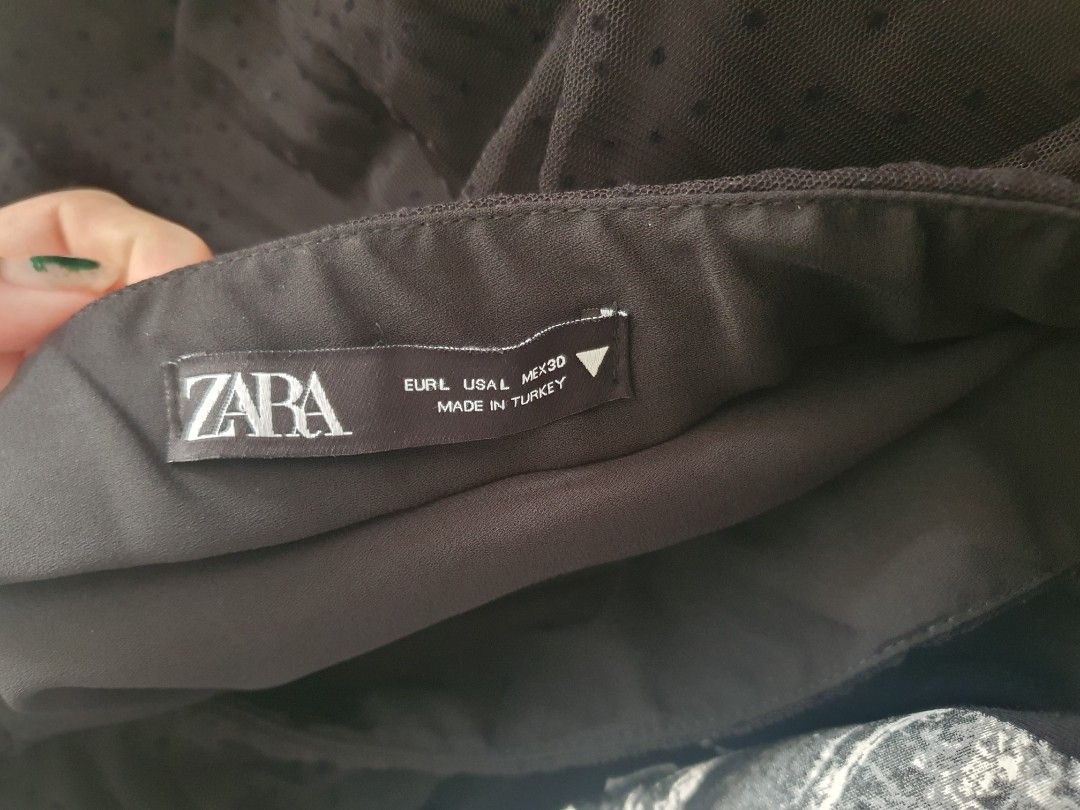 Plumetis tulle skirt sales zara