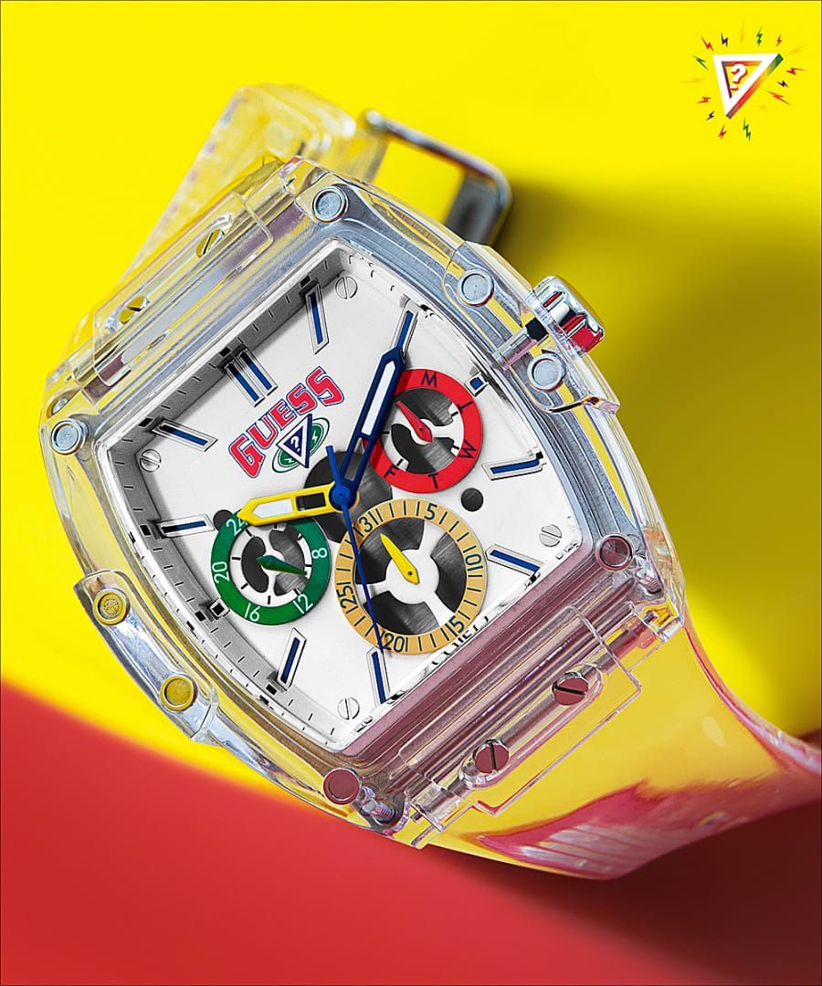 Guess clear watch outlet