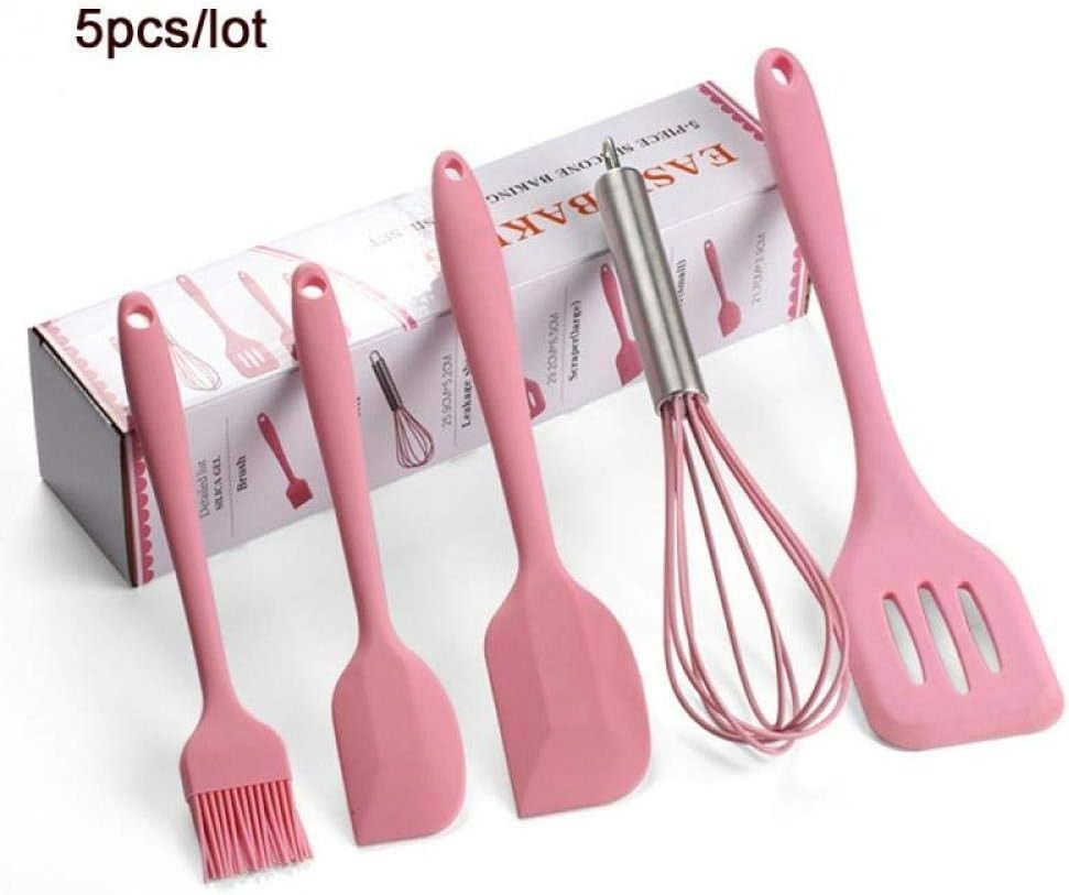 1334 KITCHEN GADGET SET 5PCS SET SILICONE COOKING TOOL SETS EGG