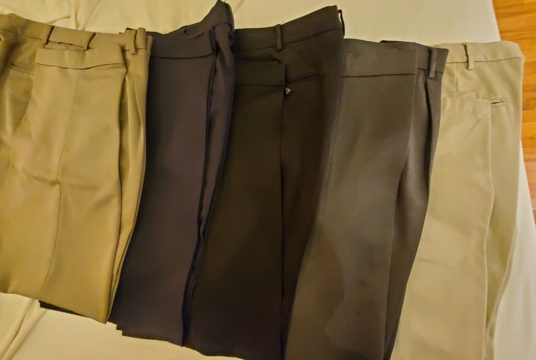 LawPro 100% Polyester Fine Line Uniform Trousers