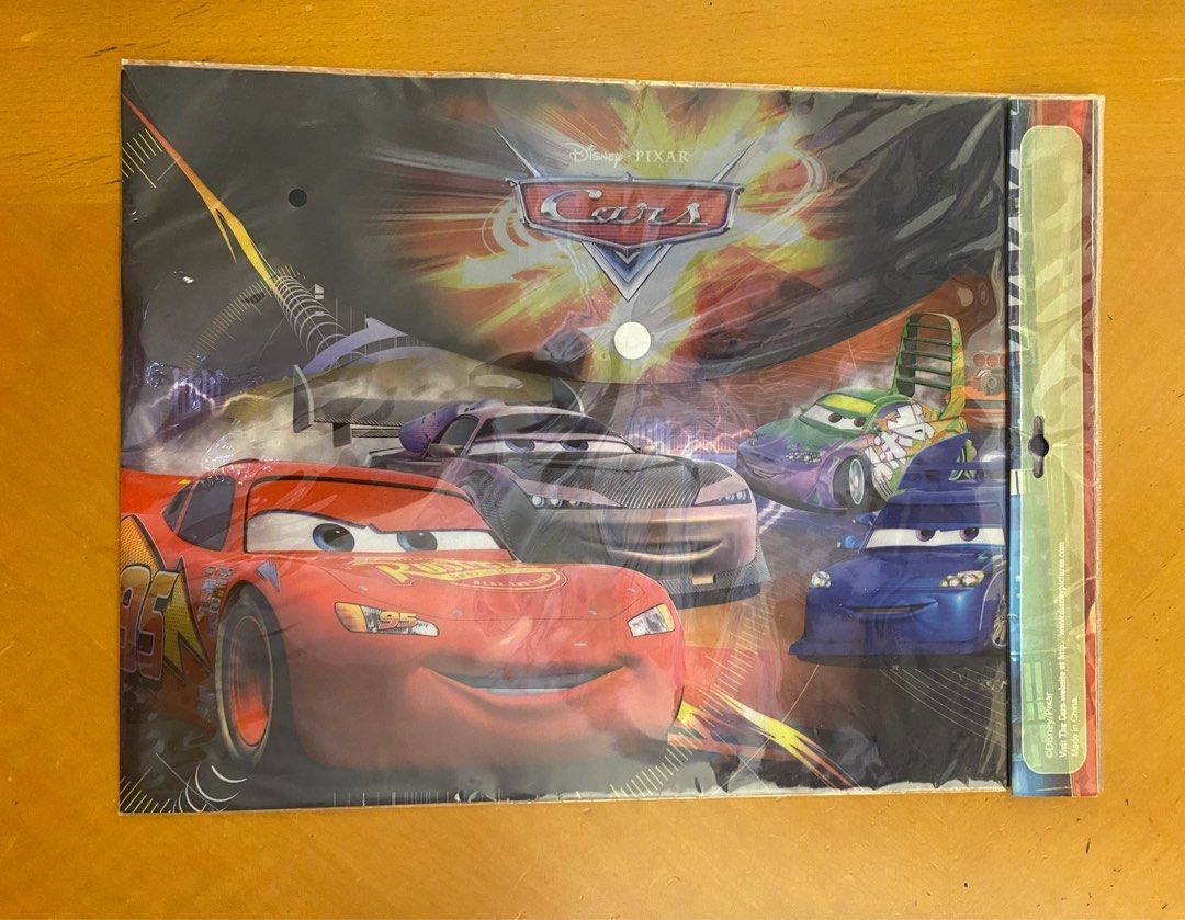 File Folder Racing Cars 反斗車王 文件夾 Cars folder 全新, 興趣及遊戲, 手作&自家設計, 文具 - Carousell