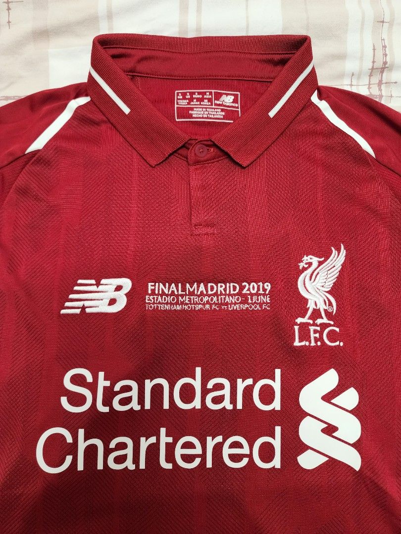 BNWT Liverpool FC 2018 2019 Home Kit UEFA Champions League