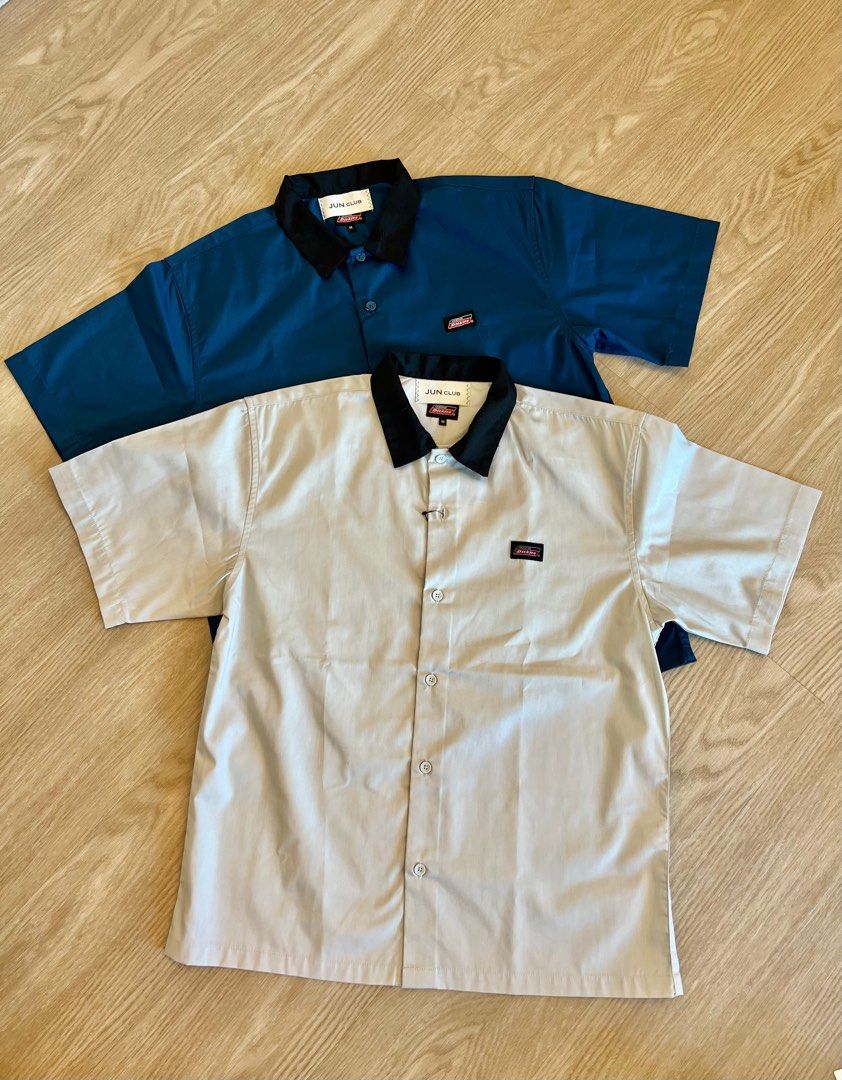 日本🇯🇵🇯🇵 Dickies x jun club worker shirt 深藍/米2色Size / M