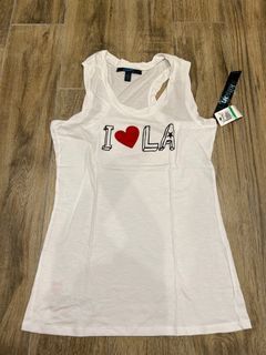 全新 kitson 白色長版背心